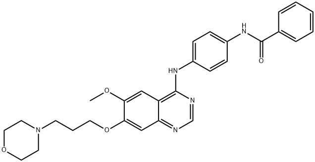 ZM447439 化学構造式
