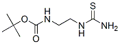 Carbamic acid, [2-[(aminothioxomethyl)amino]ethyl]-, 1,1-dimethylethyl ester Struktur