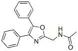 N-[(4,5-Diphenyloxazol-2-yl)methyl]acetamide 结构式