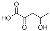4-ヒドロキシ-2-オキソ吉草酸 化学構造式