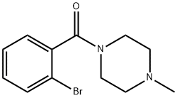 (2-Bromophenyl)(4-methylpiperazin-1-yl)methanone Structure