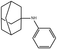 N-(1-金刚烷)苯胺 结构式