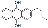 2-Pentyl-9,10-anthracenediol Structure