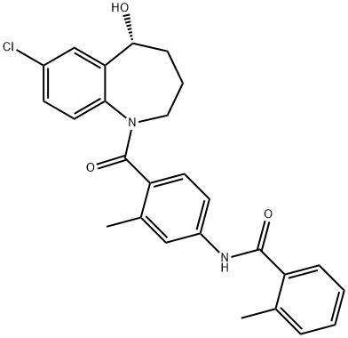 (R)-(+)-Tolvaptan Structure