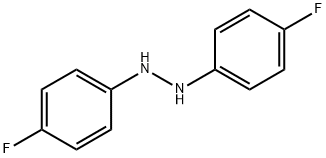 1,2-ビス(4-フルオロフェニル)ヒドラジン 化学構造式
