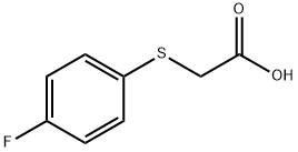 (4-FLUOROPHENYLTHIO)ACETIC ACID Struktur