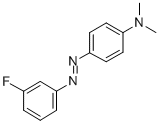p-[(m-Fluorophenyl)azo]-N,N-dimethylaniline Struktur