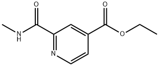 2-METHYLCARBAMOYLISONICOTINIC ACID ETHYL ESTER,332013-42-0,结构式