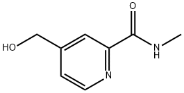 (2-METHYLAMINOCARBONYL-4-PYRIDYL)METHANOL Struktur