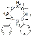Cyclotetrasiloxane, 2,2,4,4,6,8-hexamethyl-6,8-diphenyl-, cis- Structure