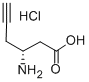(R)-3-AMINO-5-HEXYNOIC ACID HYDROCHLORIDE Structure