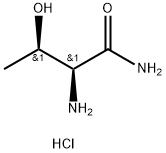 H-THR-NH2 HCL Structure