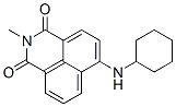 6-(Cyclohexylamino)-2-methyl-1H-benzo[de]isoquinoline-1,3(2H)-dione Structure