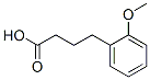 4-(2-Methoxyphenyl)butanoic acid 化学構造式