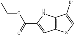 ethyl 3-broMo-4H-thieno[3,2-b]pyrrole-5-
carboxylate Struktur