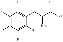 2,3,4,5,6-ペンタフルオロ-DL-フェニルアラニン 化学構造式