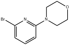 2-ブロモ-6-モルホリノピリジン 化学構造式