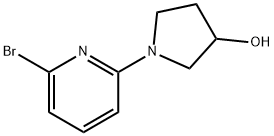 2-BROMO-6-(3-HYDROXYPYRROLIDIN-1-YL)PYRIDINE Structure