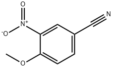 4-甲氧基-3-硝基苯甲腈,33224-23-6,结构式