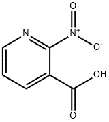 2-ニトロニコチン酸 化学構造式