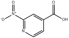 2-Nitropyridine-4-carboxylic acid Struktur