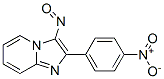 2-(p-ニトロフェニル)-3-ニトロソイミダゾ[1,2-a]ピリジン 化学構造式