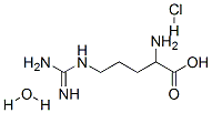 DL-アルギニン一塩酸塩一水和物 化学構造式
