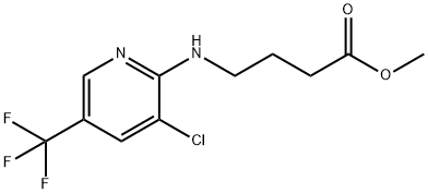 4-((3-氯-5-(三氟甲基)吡啶-2-基)氨基)丁酸甲酯, 332361-10-1, 结构式
