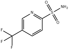 5-(トリフルオロメチル)ピリジン-2-スルホンアミド 化学構造式