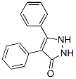 4,5-diphenyl-1,2-dihydropyrazol-3-one Structure