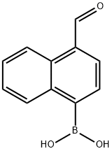 (4-FORMYL-1-NAPHTHALENE)BORONIC ACID 化学構造式