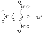 Sodium 2,4,6-trinitrophenate Struktur