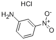 3-NITROANILINE HYDROCHLORIDE Struktur