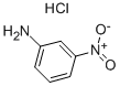 3-NITROANILINE HYDROCHLORIDE Structure