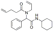 Benzeneacetamide, N-cyclohexyl-alpha-[(1-oxo-4-pentenyl)-2-propenylamino]- (9CI) Structure