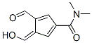 1,4-Cyclopentadiene-1-carboxamide,  4-formyl-3-(hydroxymethylene)-N,N-dimethyl-  (8CI) 结构式