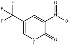2-HYDROXY-5-NITRO-3-(TRIFLUOROMETHYL)PYRIDINE Struktur