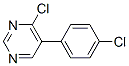 4-CHLORO-5-(4-CHLOROPHENYL)-PYRIMIDINE Structure