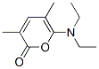 6-(Diethylamino)-3,5-dimethyl-2H-pyran-2-one Structure