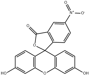 4-ニトロフルオレセイン 化学構造式