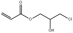 アクリル酸3-クロロ-2-ヒドロキシプロピル 化学構造式