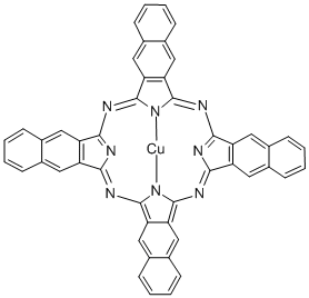 萘酞菁铜,33273-09-5,结构式