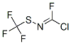 (Trifluoromethyl)sulfanylcarbonimidic chloride fluoride Structure