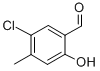 5-クロロ-2-ヒドロキシ-4-メチルベンズアルデヒド 化学構造式