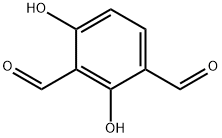 2,4-DIHYDROXY-BENZENE-1,3-DICARB-ALDEHYDE Struktur
