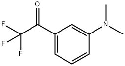 2',2',2'-三氟-3-(二甲氨基)苯乙酮,33284-23-0,结构式