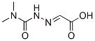 Acetic acid, [[(dimethylamino)carbonyl]hydrazono]- (9CI) Struktur
