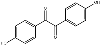 4,4'-ジヒドロキシベンジル 化学構造式
