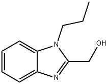 (1-プロピル-1H-ベンズイミダゾール-2-イル)メタノール 化学構造式