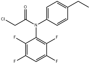 2-Chloro-N-(4-ethylphenyl)-N-(2,3,5,6-tetrafluorophenyl)acetaMide Struktur